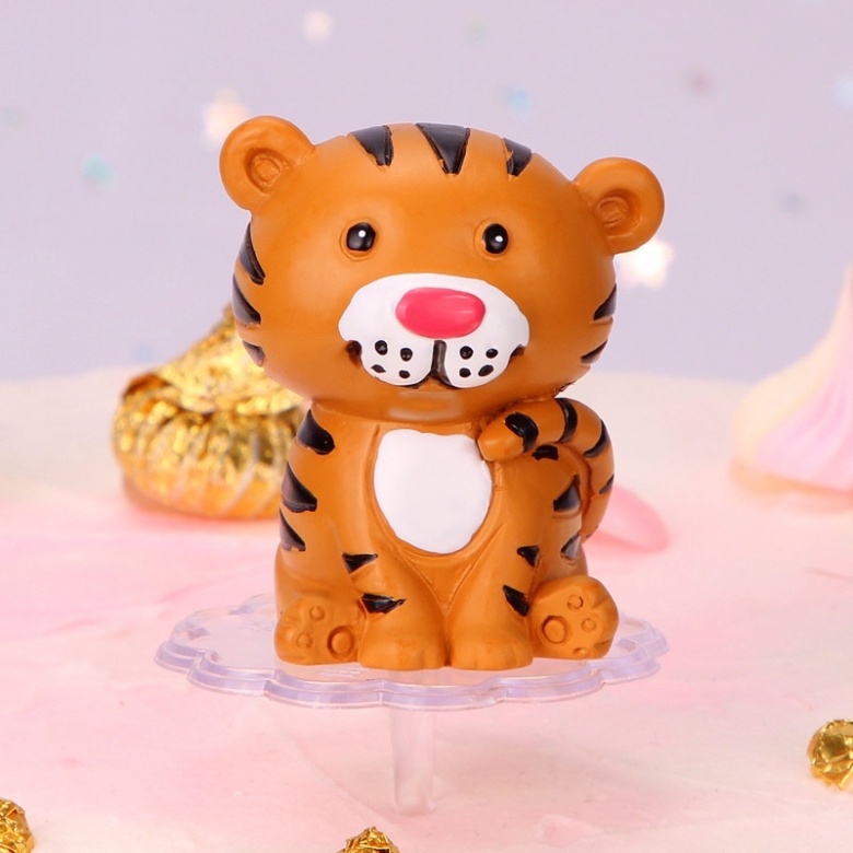 trang trí sinh nhật bánh kem [FREESHIP❤️] bộ 12 con giáp nhựa đẹp