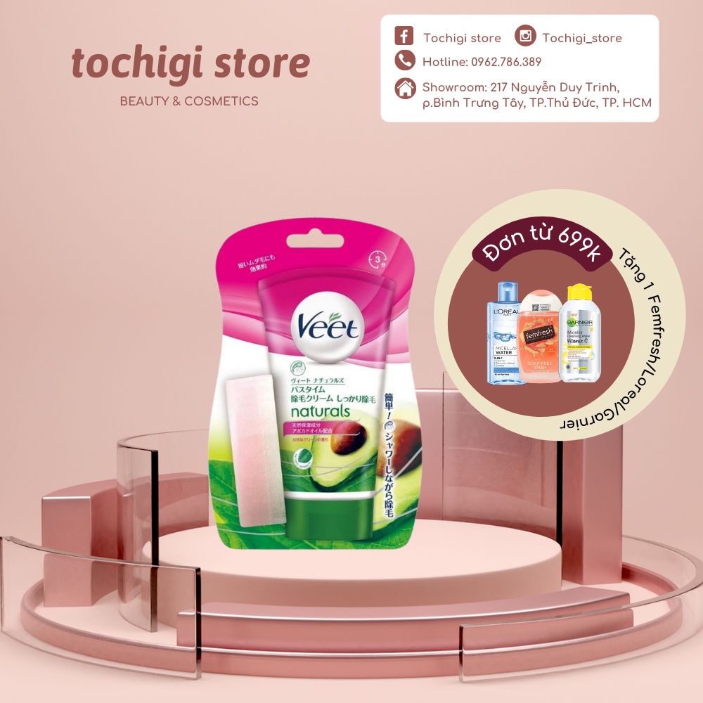 Kem tẩy lông Veet Nhật Bản cho da nhạy cảm 150g