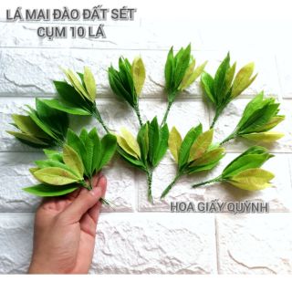 Cụm 10 LÁ MAI/ ĐÀO ĐẤT SÉT