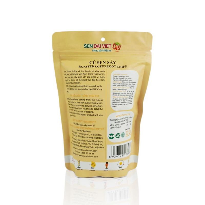 Củ Sen Sấy Nguyên Vị - Đảm Bảo Chất Lượng