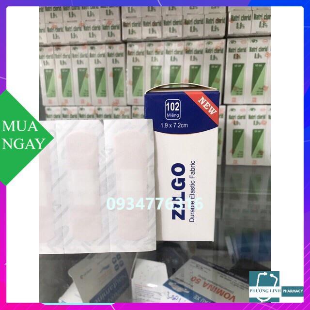 Băng cá nhân Zilgo (hộp 102 miếng)