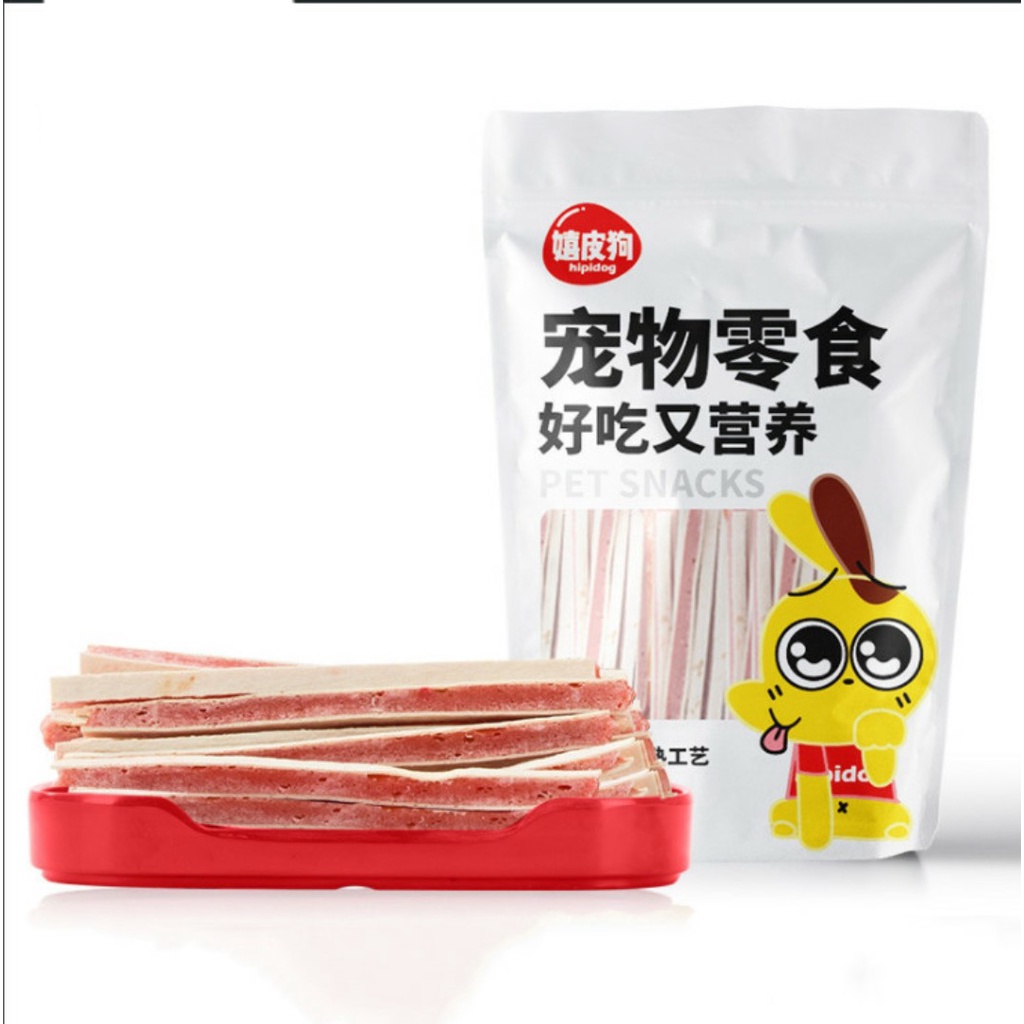 [HCM] Bánh thưởng cho chó hiệu Hipidog nhiều hương vị đa dạng (90g/túi)