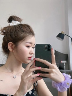 CỘT TÓC SCRUNCHIES - bông cúc