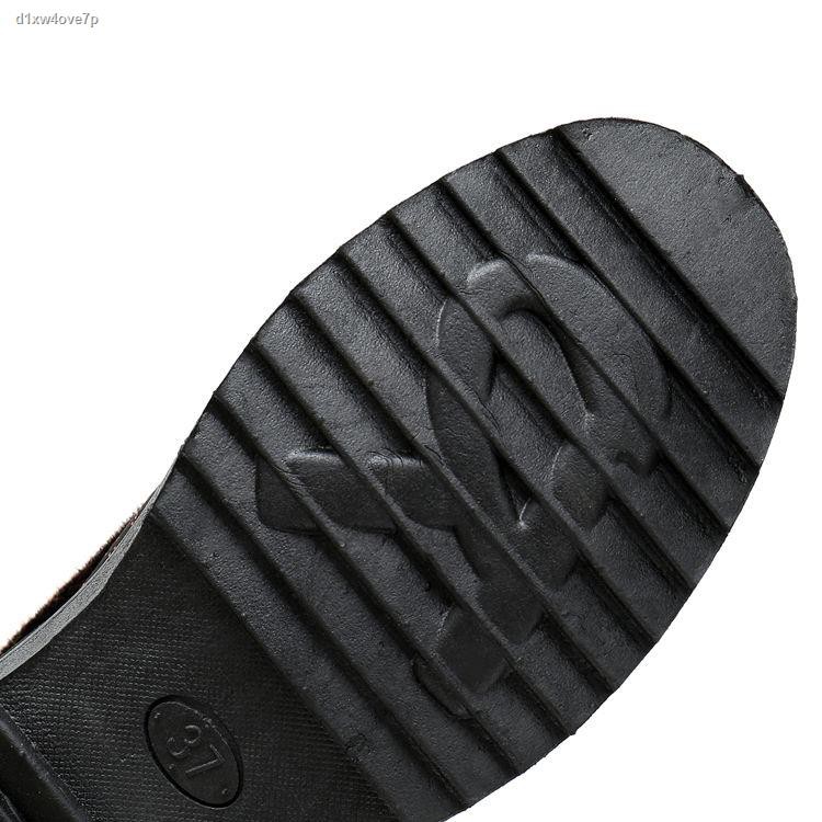 Giày vải bà già mùa đông bắc kinh, nữ đế nhung, ấm áp, mềm chống trơn trượt, các mẹ trung niên và người già, bông | BigBuy360 - bigbuy360.vn