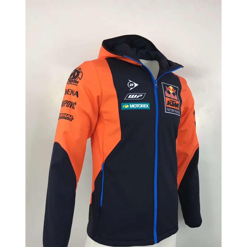 Áo Khoác Hoodie Có Khóa Kéo In Hình Xe Mô Tô Ktm Redbull Thời Trang 2020