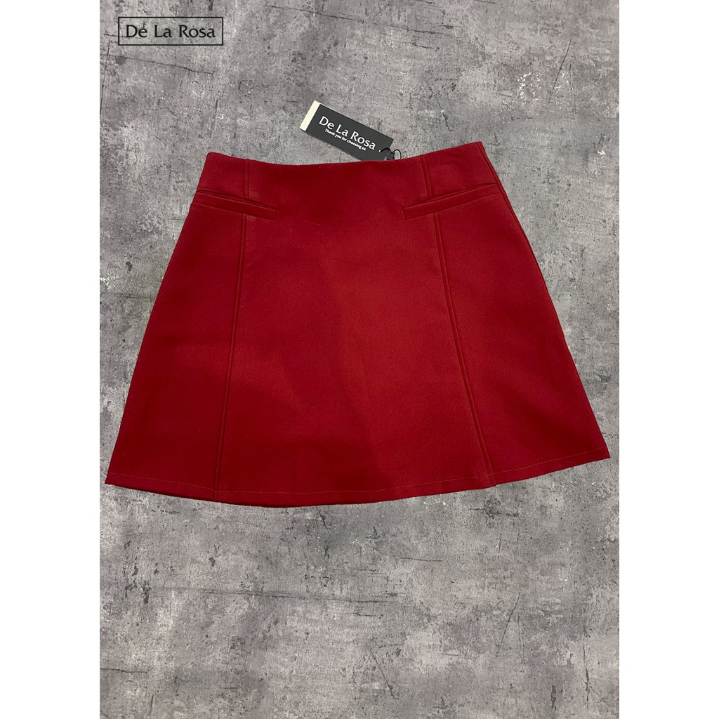 Chân váy đen chữ A công sở hai túi - De La Rosa | BigBuy360 - bigbuy360.vn