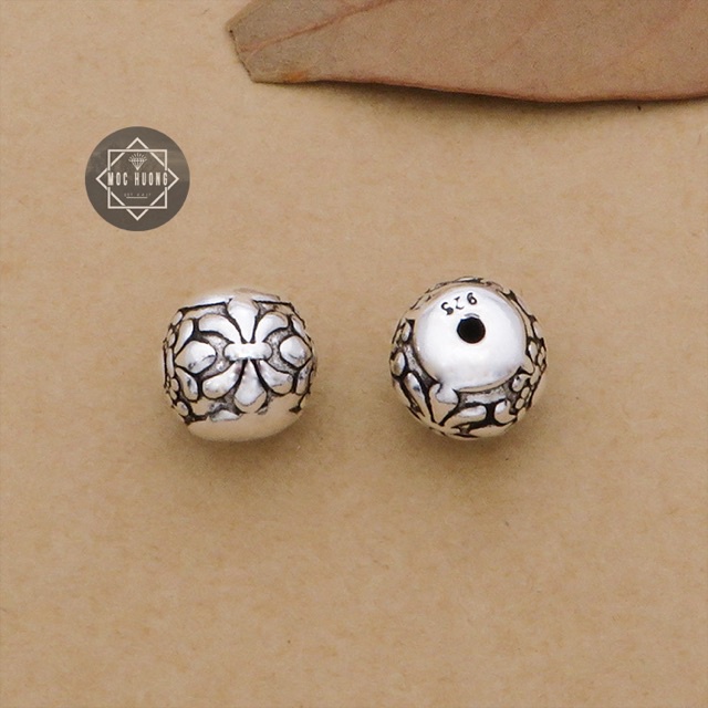 CHUYÊN SỈ  Charm bi bạc 10mm hàng siêu đẹp - Bạc tốt loại 1, PH160