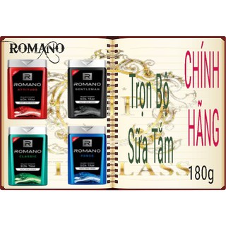 ROMANO SỮA TẮM 180G ĐỦ MÙI LỰA CHỌN.