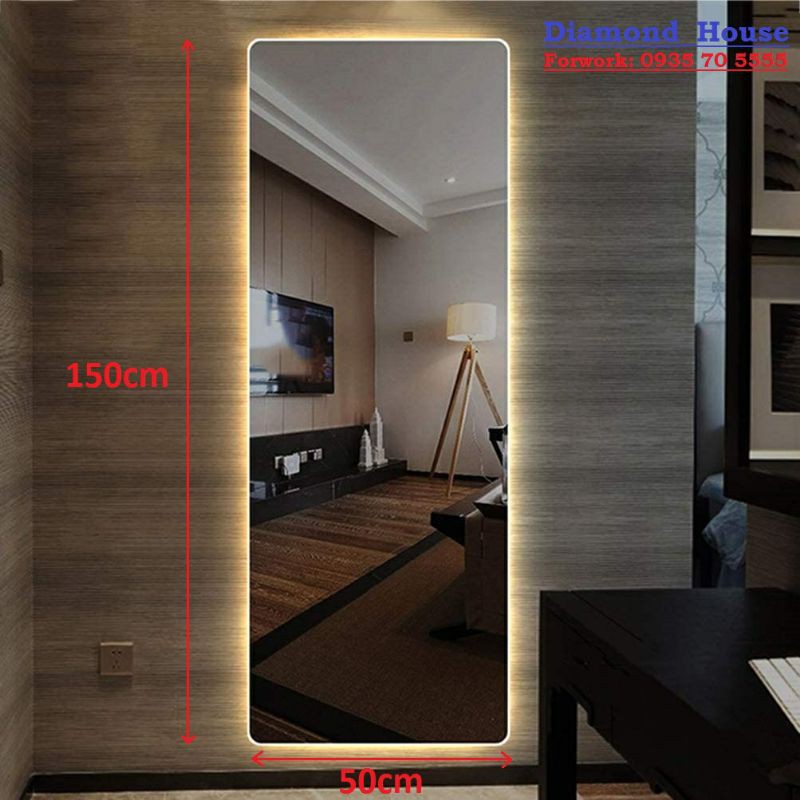 [Mã LIFE50KALL giảm 10% đơn 200K] Gương LED cảm ứng soi toàn thân Diamond House