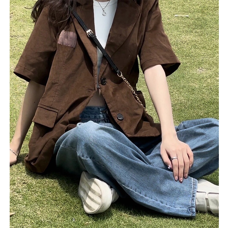 Áo Khoác blazer Ngắn Tay Thời Trang Mùa Hè Dành Cho Nữ | BigBuy360 - bigbuy360.vn