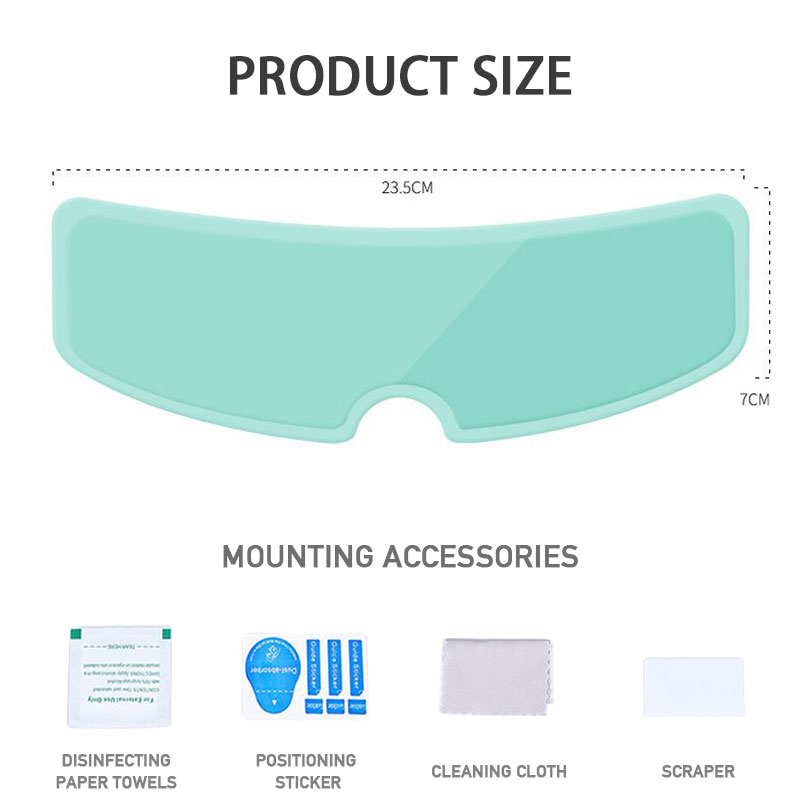 Miếng dán SEAMETAL chống sương mù chống mưa bảo vệ cho mũ bảo hiểm xe máy