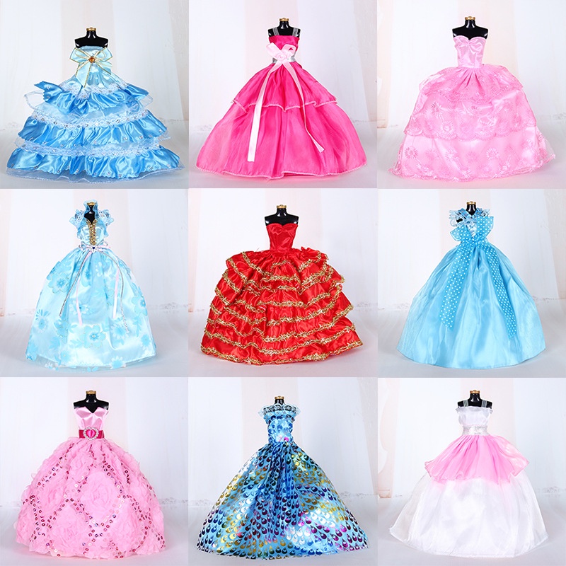 Búp Bê barbie 30cm Mặc Đầm Công Chúa