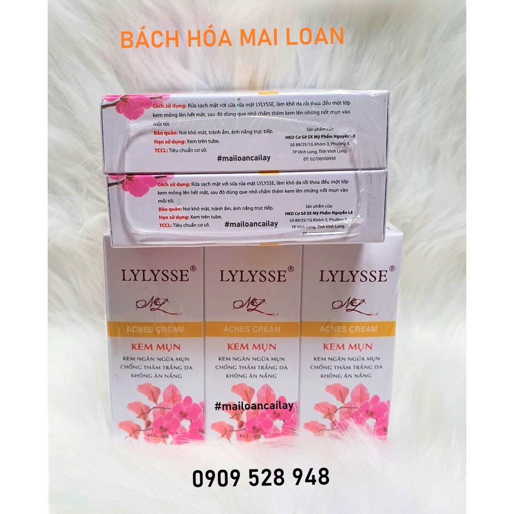 Kem Mụn LYLYSSE 20g