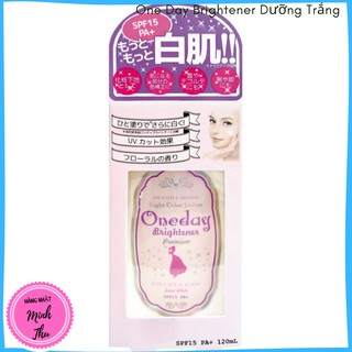 [Mẫu Tím Chống Nắng]Kem One Day Brightener Dưỡng Trắng Toàn Thân 120ml Nhật Bản
