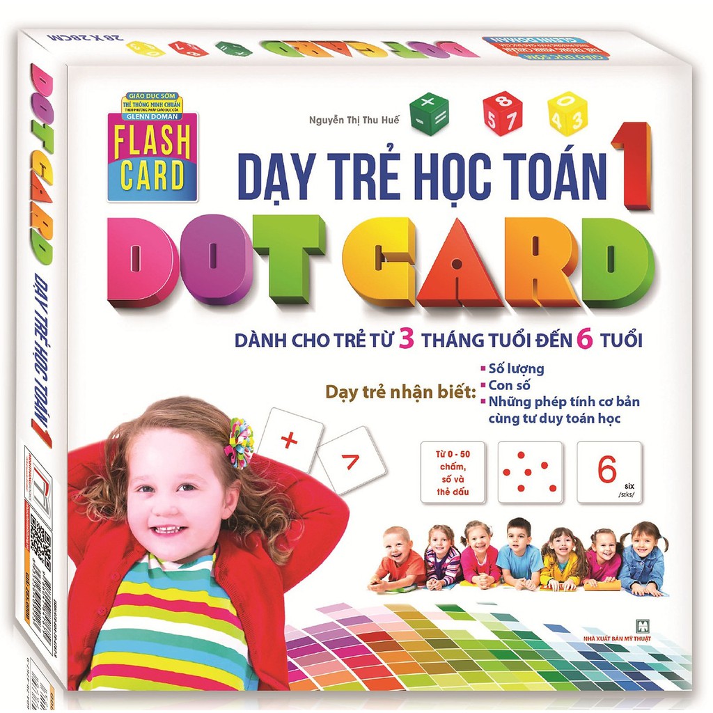 Flashcard - Dạy trẻ học Toán Dot card tập 1 (hộp)