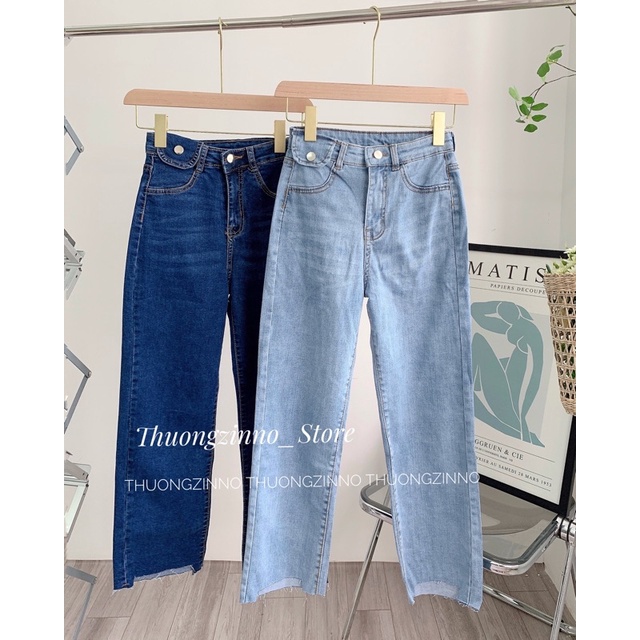 [Ảnh thật/Video]QUẦN ỐNG ĐỨNG SAMI TÚI HỘP CẮT GẤU PHONG CÁCH HÀN QUỐC