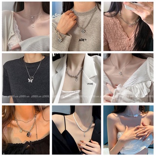 Dây Chuyền Hợp Kim Mặt Hình Trái Tim Xinh Xắn