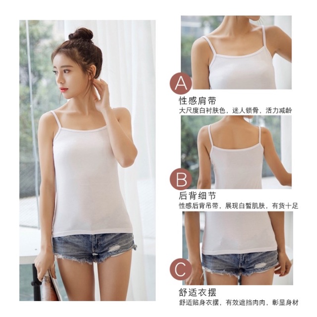 Áo 2 dây hàng siêu đẹp Hanna | BigBuy360 - bigbuy360.vn