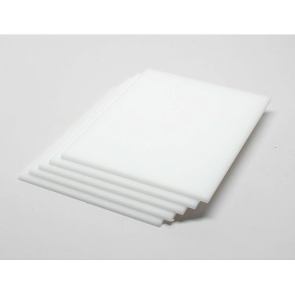 Bìa nhựa mica trắng sữa 1mm, 2mm A2 A3 A4 meka tản sáng làm mô hình, biển hiệu, đựng hoa bắt kem