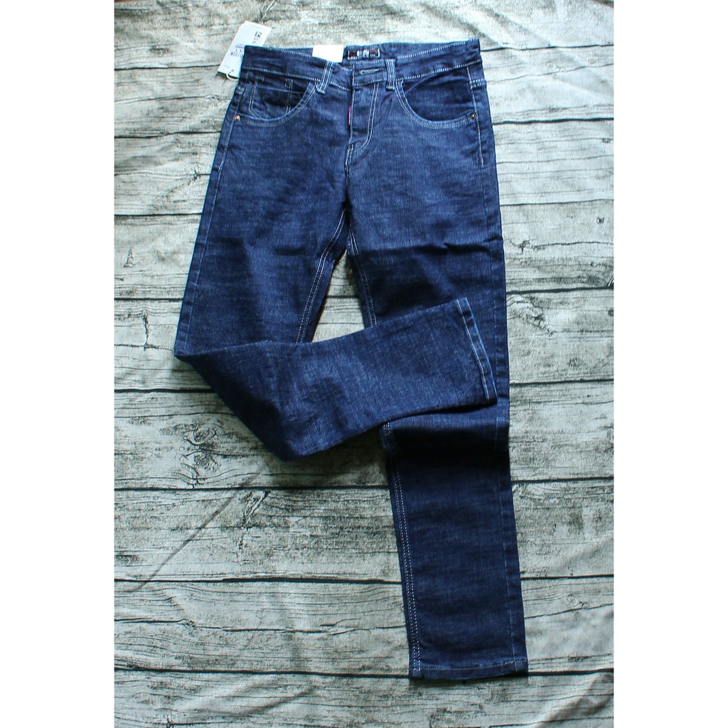 Quần Jeans Xanh Trơn Nam