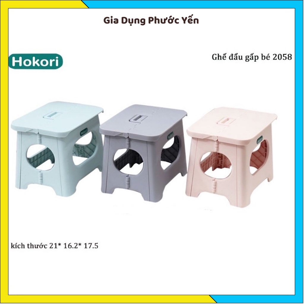 Ghế nhựa gấp gọn Hokori Việt Nhật 2058