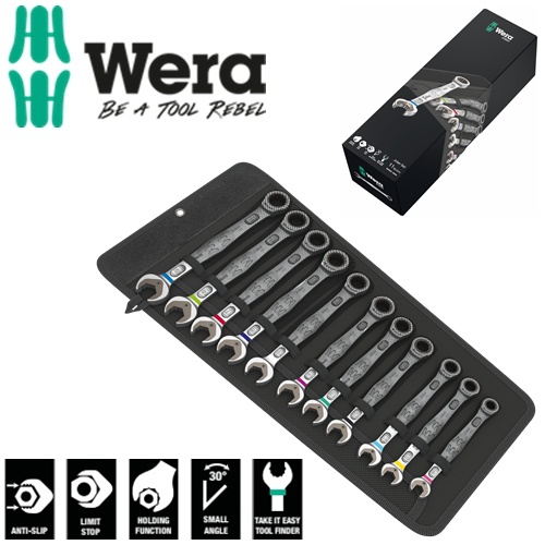 Bộ cờ lê tròng cóc Wera 6000 Joker 11 Set 1 gồm 11 cái Wera 05020013001