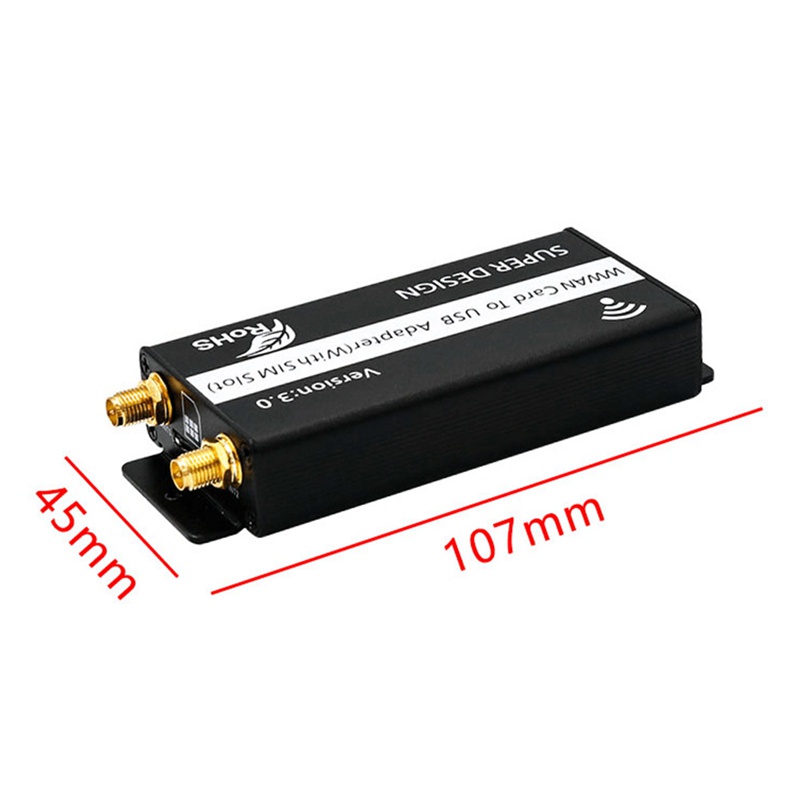 Thẻ Sim Chuyển Đổi Không Dây NGFF M.2 Key B Sang USB Cho WWAN / LTE / 4G