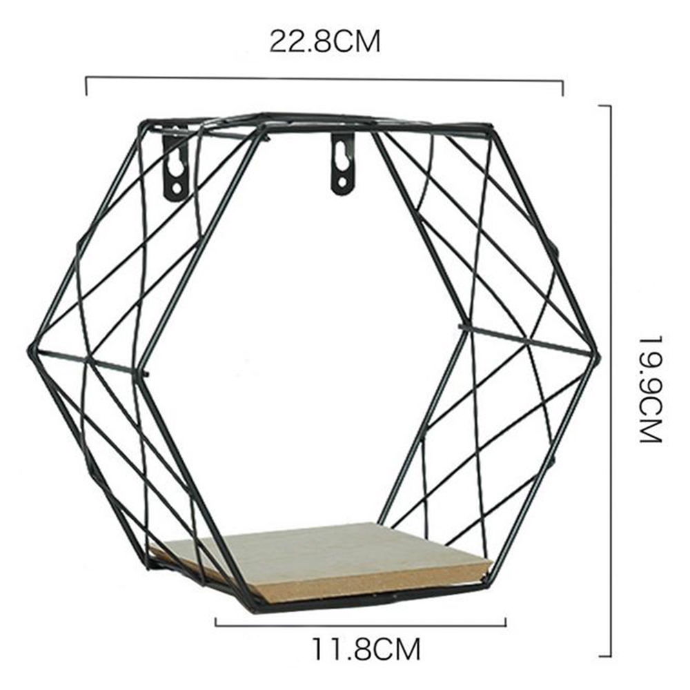 Kệ Để Đồ Treo Tường Hình Lục Giác