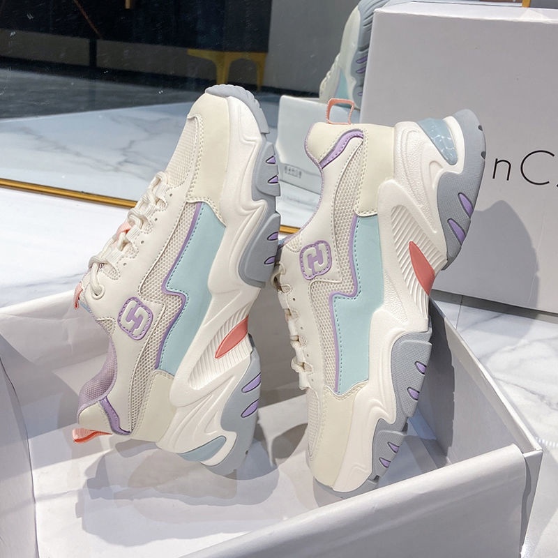 Giày Thể Thao Lưới Thoáng Khí Thời Trang Xuân Hè Hàng Mới Dành Cho Bạn Nữ 2022