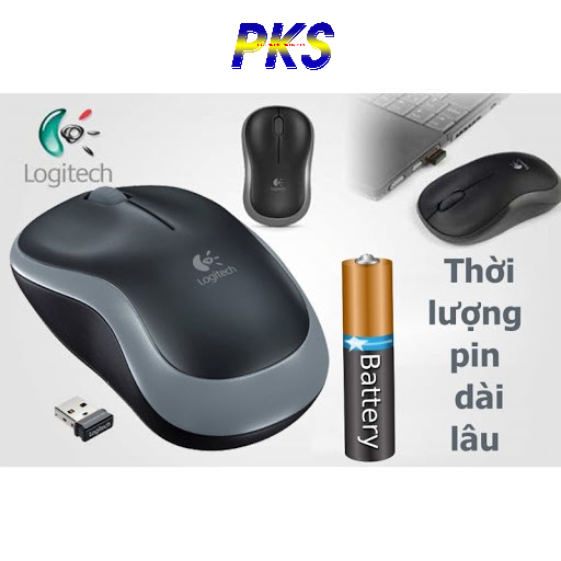 Chuột máy tính không dây lazer chính hãng Logitech B175