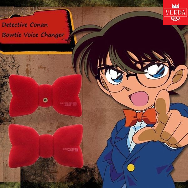 Đồ Chơi Trẻ Em Nơ Conan Ghi Âm Và Biến Âm Giọng Nói Thám Tử Lừng Danh -  Anime Detective Conan Bow Voice Changer