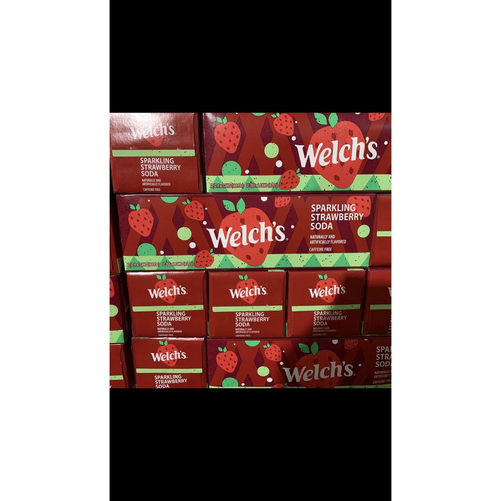 NƯỚC NGỌT MỸ WELCH'S NHO DÂU DỨA FANTA SHASTA XÁ XỊ A&W