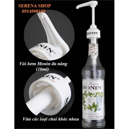 Vòi bơm siro MONIN 10ml đa năng