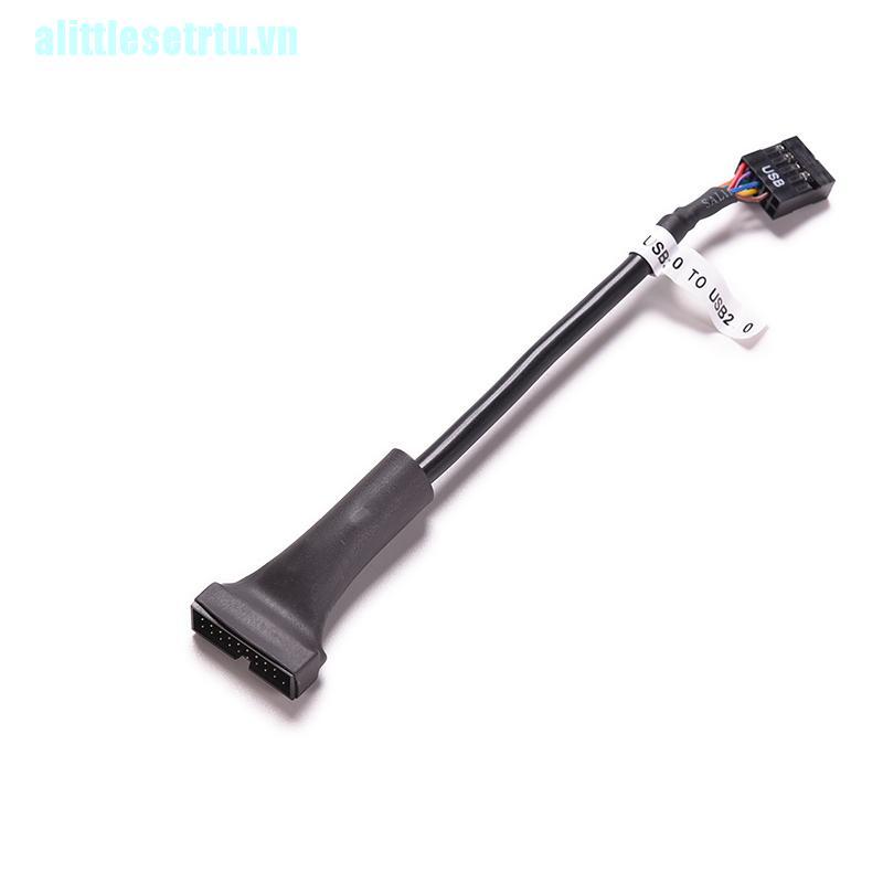Bo Mạch Chủ Chuyển Đổi USB 2.0 9Pin Female Sang 20Pin USB 3.0 Male