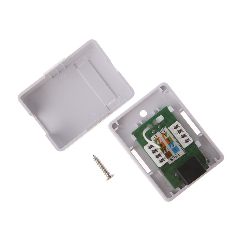 Đầu Nối Đơn Cổng RJ45 Cat5e Gắn Tường Không Khiên Chuyên Dụng