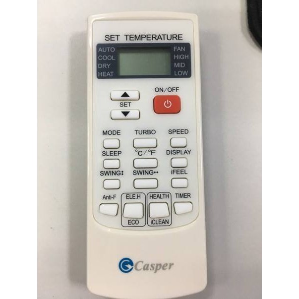 Điều khiển điều hòa casper cho mọi gia đình 2021
