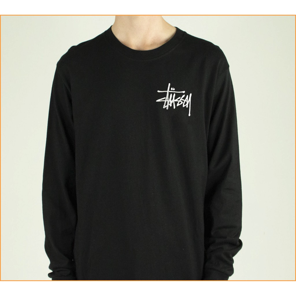 Áo dài tay Stussy basic longsleeve