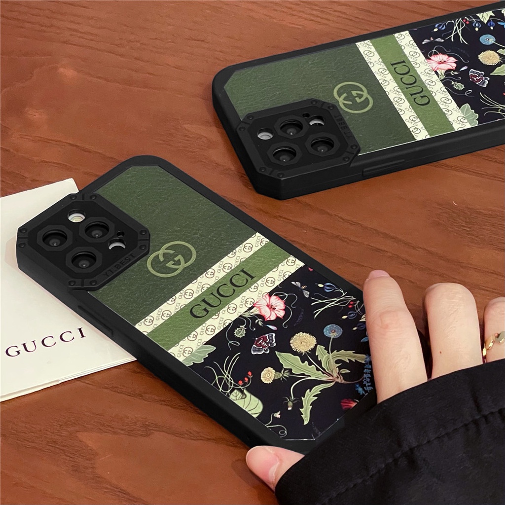 Ốp Điện Thoại Nhựa Mềm Họa Tiết GUCC11 Thời Trang Cho iPhone13 12 Mini 11 PRO MAX 6 / 6s 7 / 8plus SE2 X / XS XR XSMAX #Hg5034