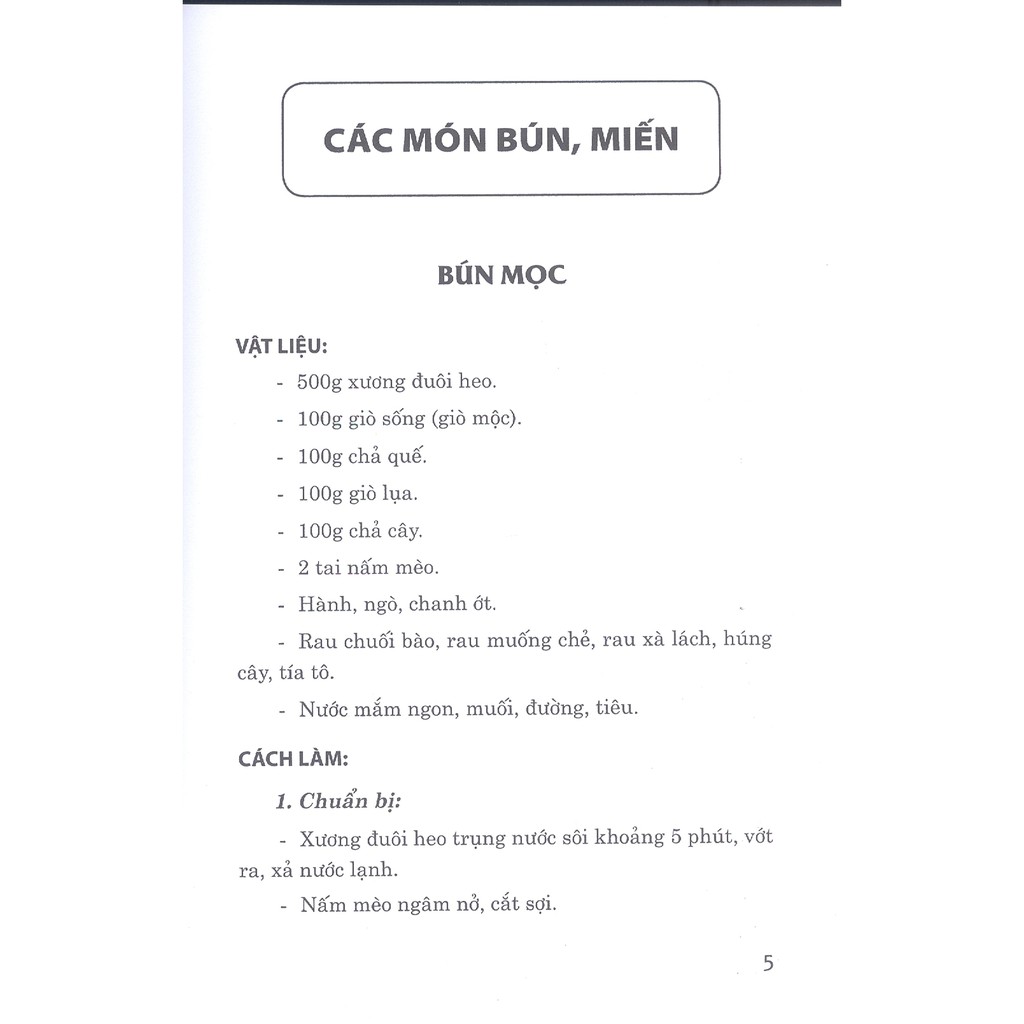 Sách - Kỹ Thuật Chế Biến Bún, Mì, Cháo, Phở | BigBuy360 - bigbuy360.vn