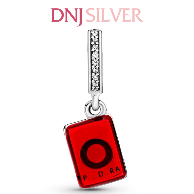 [Hàng cao cấp] Charm bạc 925 cao cấp, hàng chuẩn bạc - Charm Mahjong thích hợp để mix vòng tay charm - DN160