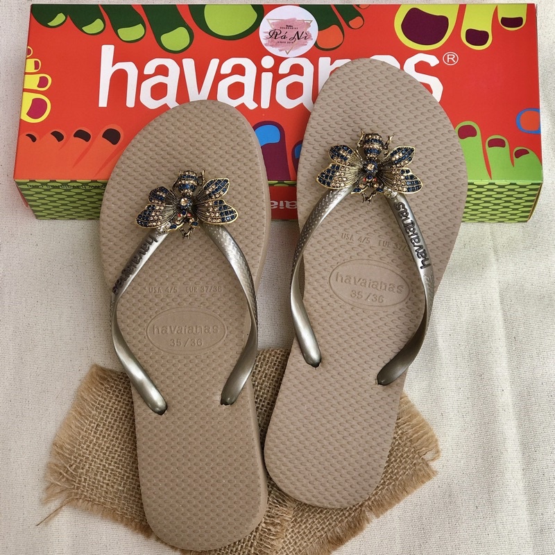 Dép Havaianas Nữ Gắn Charm