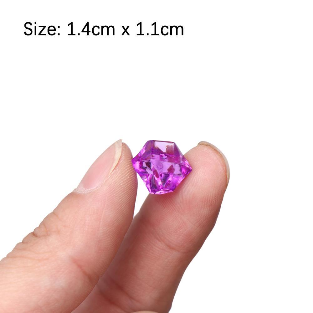 DORAW Túi 50 Viên Đá Sỏi Nhân Tạo Nhiều Màu Trang Trí Bể Cá