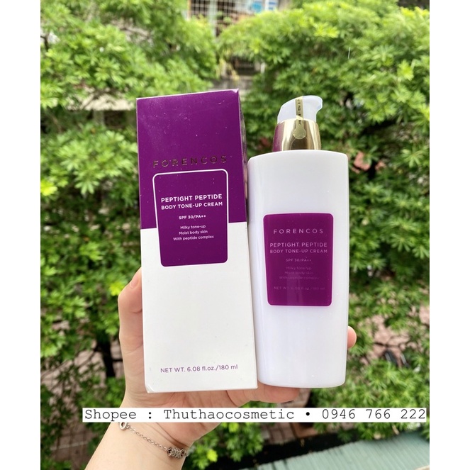 Kem dưỡng thể trắng da, chống nắng FORENCOS Peptight Peptide Body Tone Up Cream | BigBuy360 - bigbuy360.vn