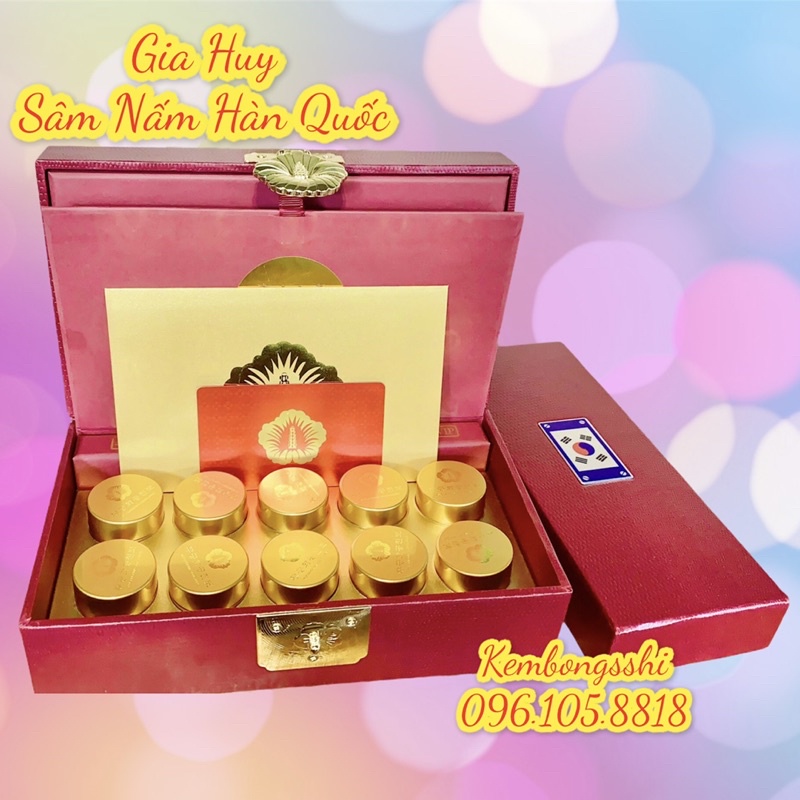 [SỈ TẬN GỐC] An Cung 𝒏𝒈𝒖̛𝒖 𝑻𝒓𝒂̂̀𝒎 𝑯𝒖̛𝒐̛𝒏𝒈 𝑴𝑼𝑮𝑼𝑵𝑮𝑯𝑾𝑨 𝑮𝑶𝑵𝑮𝑱𝑰𝑵𝑩𝑶 CP Hàn Quốc, Hộp 10 Viên