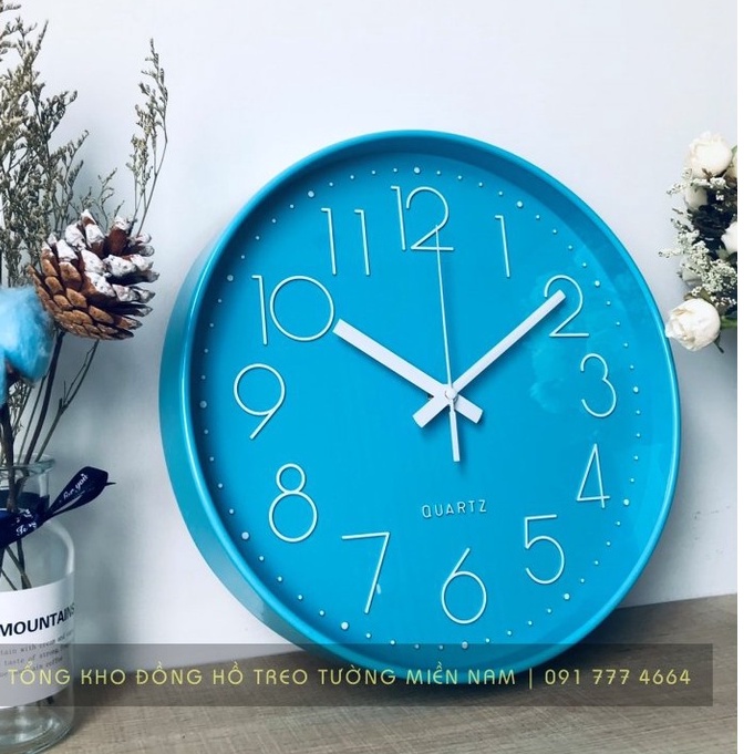 [ HÀNG NHẬP KHẨU ] Đồng Hồ Treo Tường Kim Trôi Cao Cấp Bảo Hành 12 Tháng