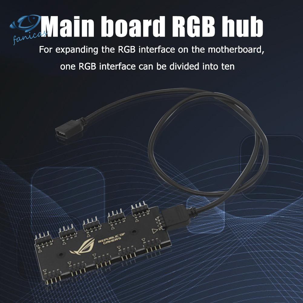 Dây Cáp Nối Dài 10 Rgb Cho Quạt Bo Mạch Chủ Rgb