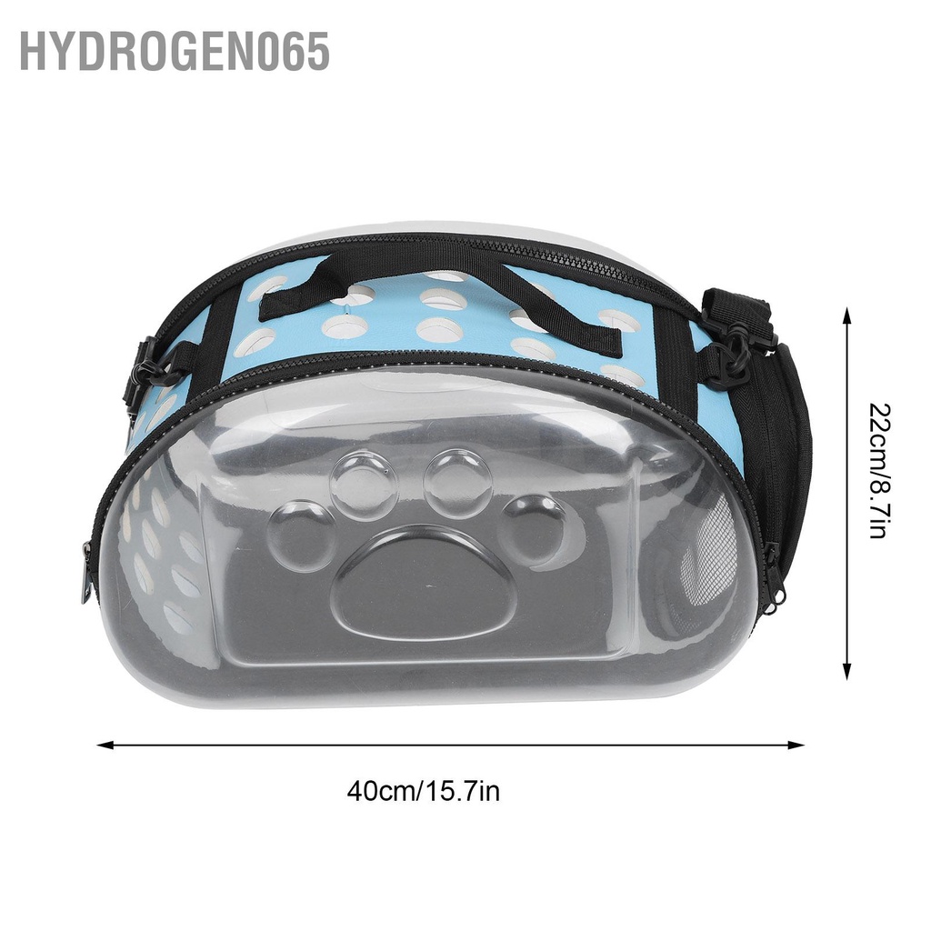 Túi đựng vật nuôi có thể thu gọn ngoài trời Lồng vai mèo trong suốt Cún con Hydrogen065