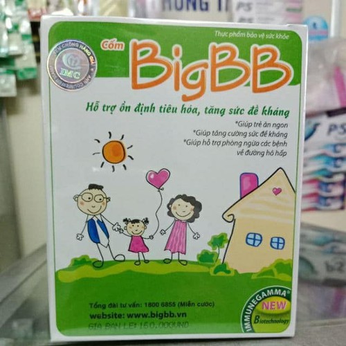 BigBB xanh hộp 16 gói