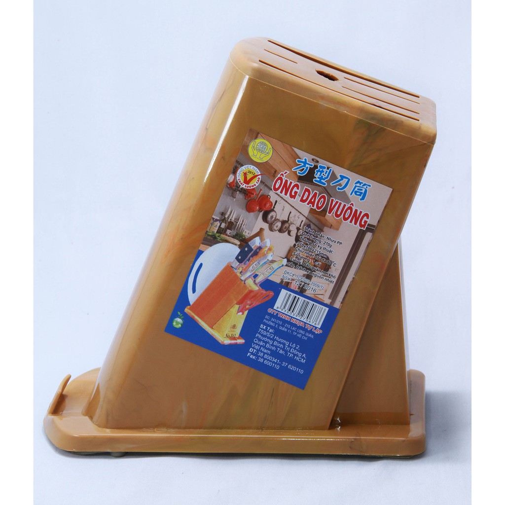 Dắt dao nhựa vuông TỰ LẬP - 21X10X21.5CM