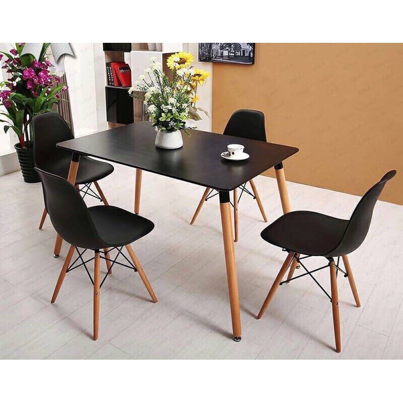 ( Chất Lượng ) Bộ bàn ăn 4 ghế eames